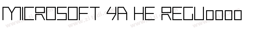 microsoft ya he regu字体转换
